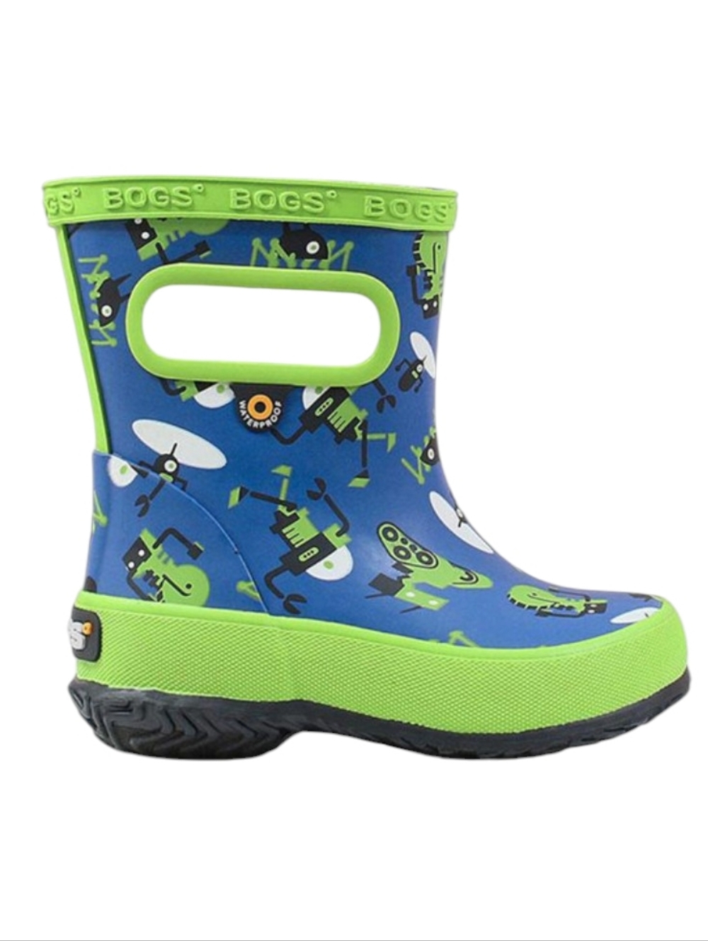 Bogs Skipper Robots Rain Boots for Kids